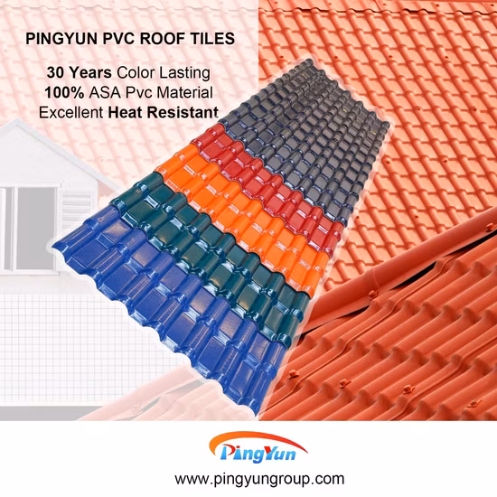 Building Material Colorful Insulated UPVC Plastic Roofing Sheets Are Made of Advanced Construction Materials